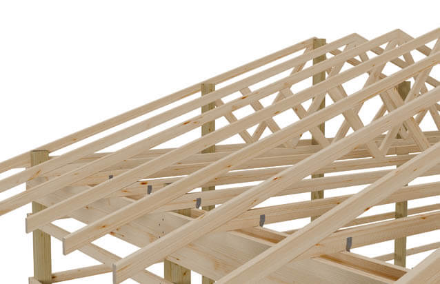 Post Frame 2 Foot On Center