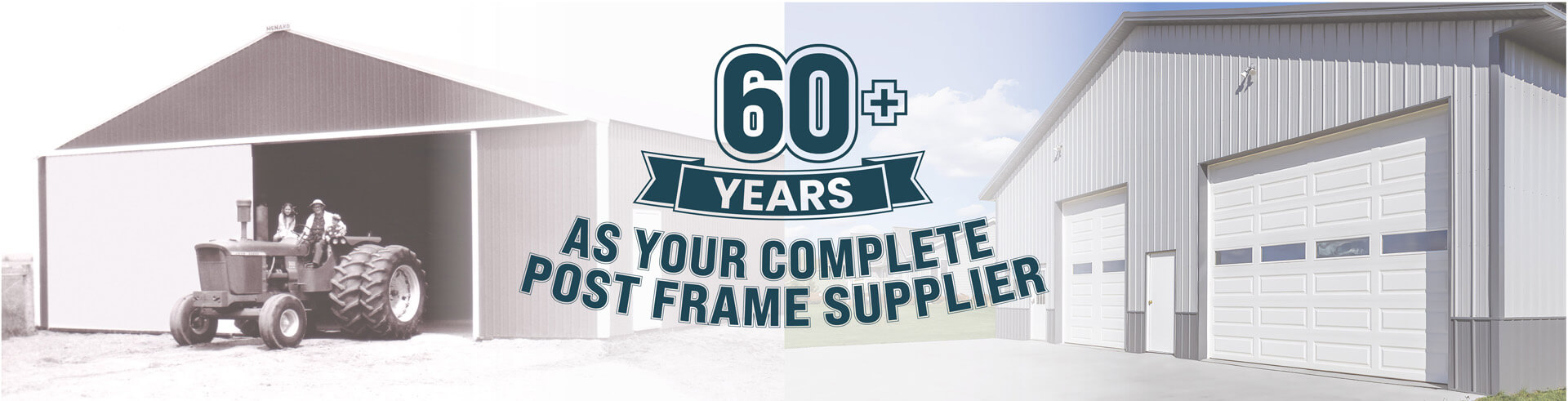 Post Frame Building Scene